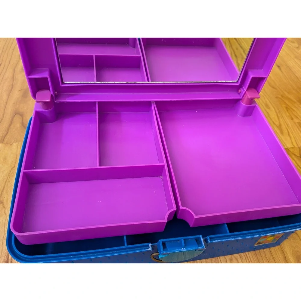Caboodles Makeup Case Retro 90s Y2K Kidcore Nostalgia Organizer Travel Bright